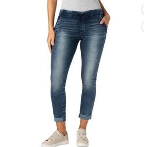 Signature by Levi Strauss & Co. Women's Size 4 Denim Stretch Jogger Blue